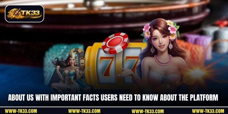 About us with important facts users need to know about the platform