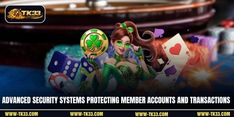 Advanced security systems protecting member accounts and transactions