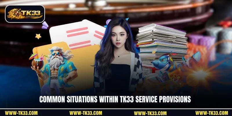 Common situations within TK33 service provisions