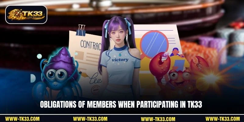 Obligations of members when participating in TK33