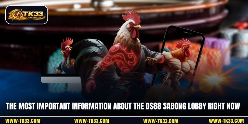 The most important information about the DS88 Sabong lobby right now